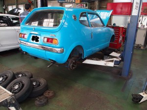 １９７２年登録のホンダ・Ｚ３６０ いよいよ作業開始です – 匠Blog:車の整備なら玉野自動車